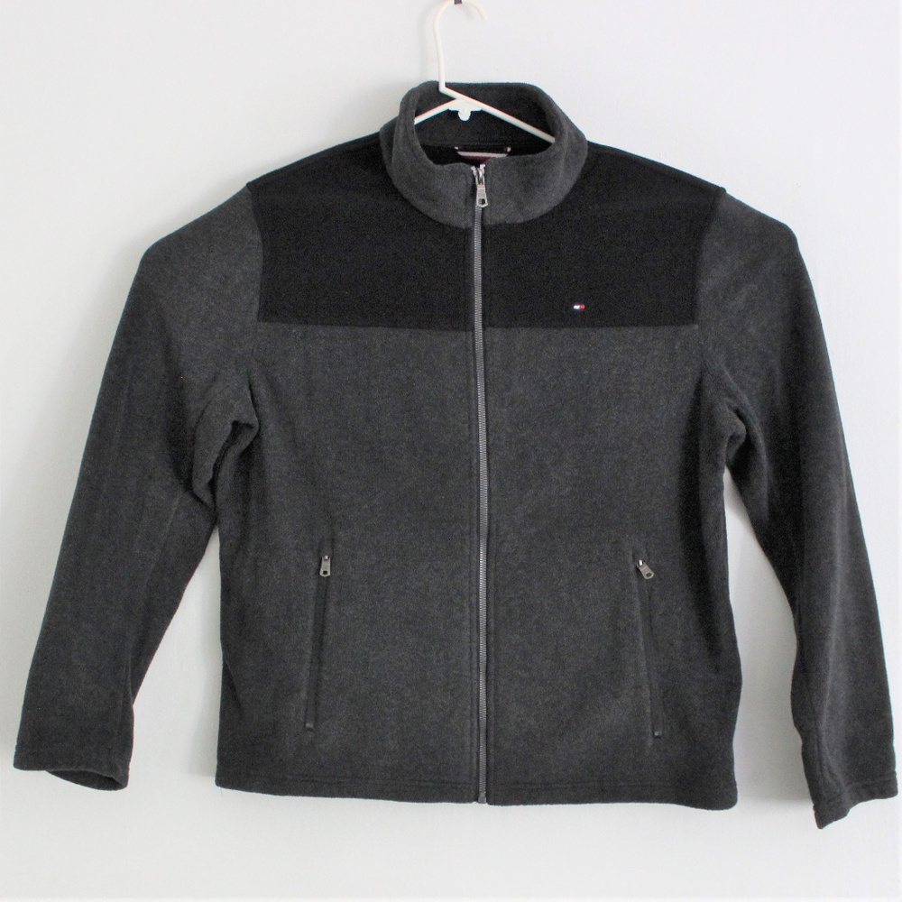 Tommy Hilfiger Fleece Full Zip Jacket Large Grey